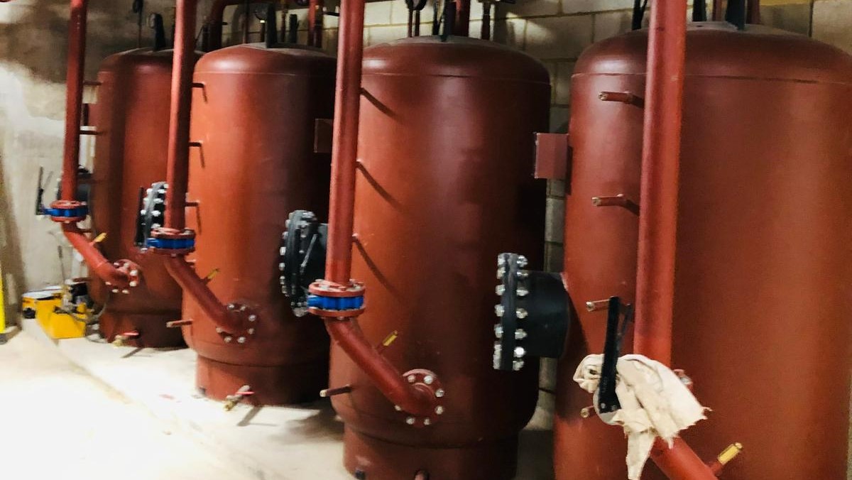 central heating installation